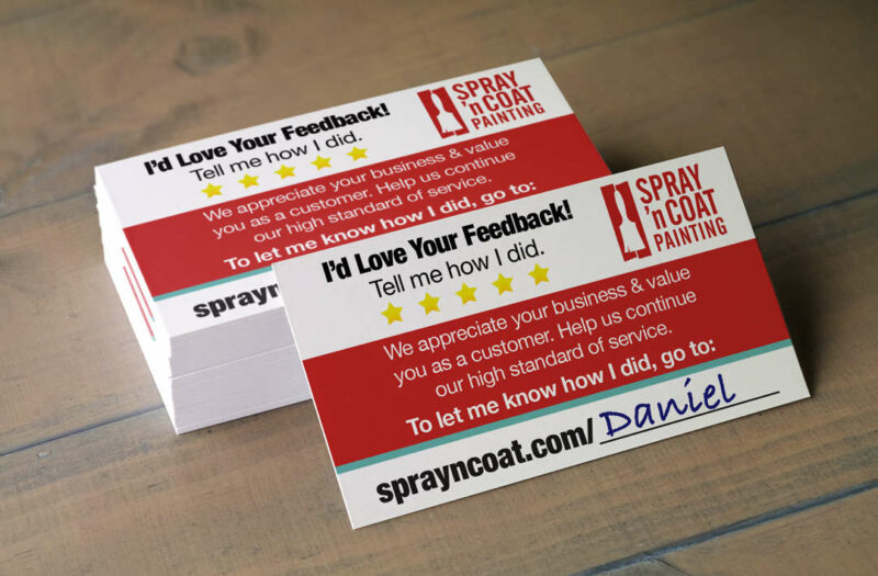 starfish reviews feedback cards spray n coat