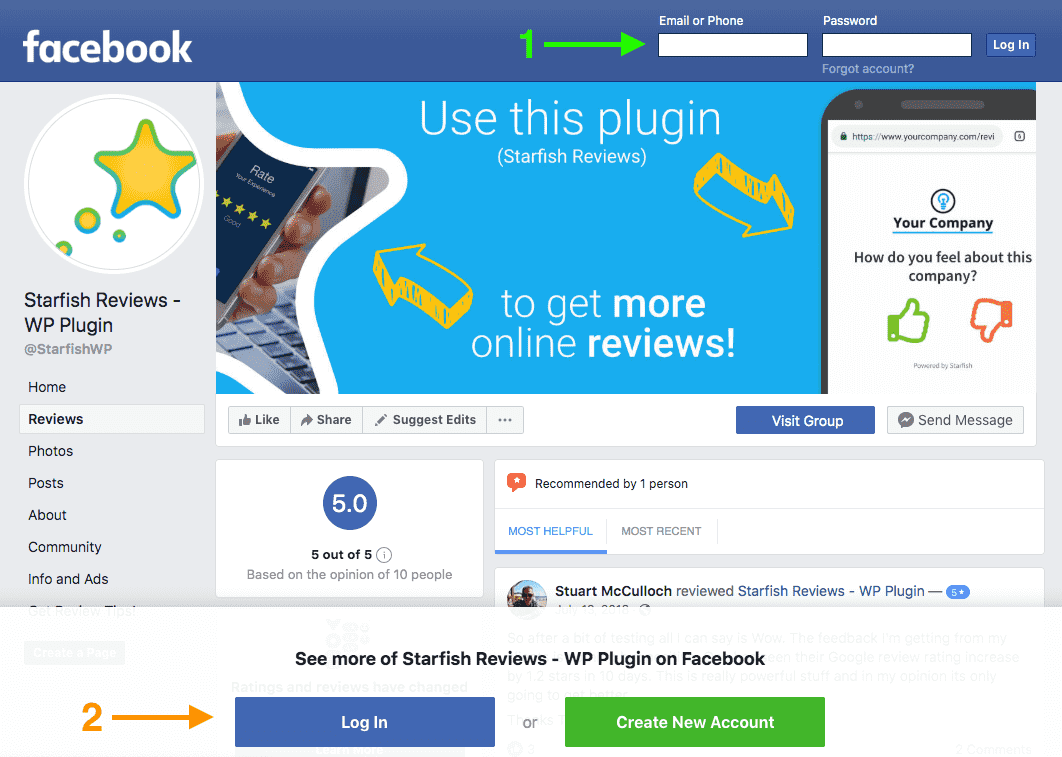 How To Create The Perfect Link To Ask For Facebook Reviews