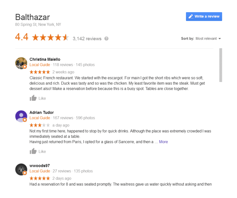 Google Reviews