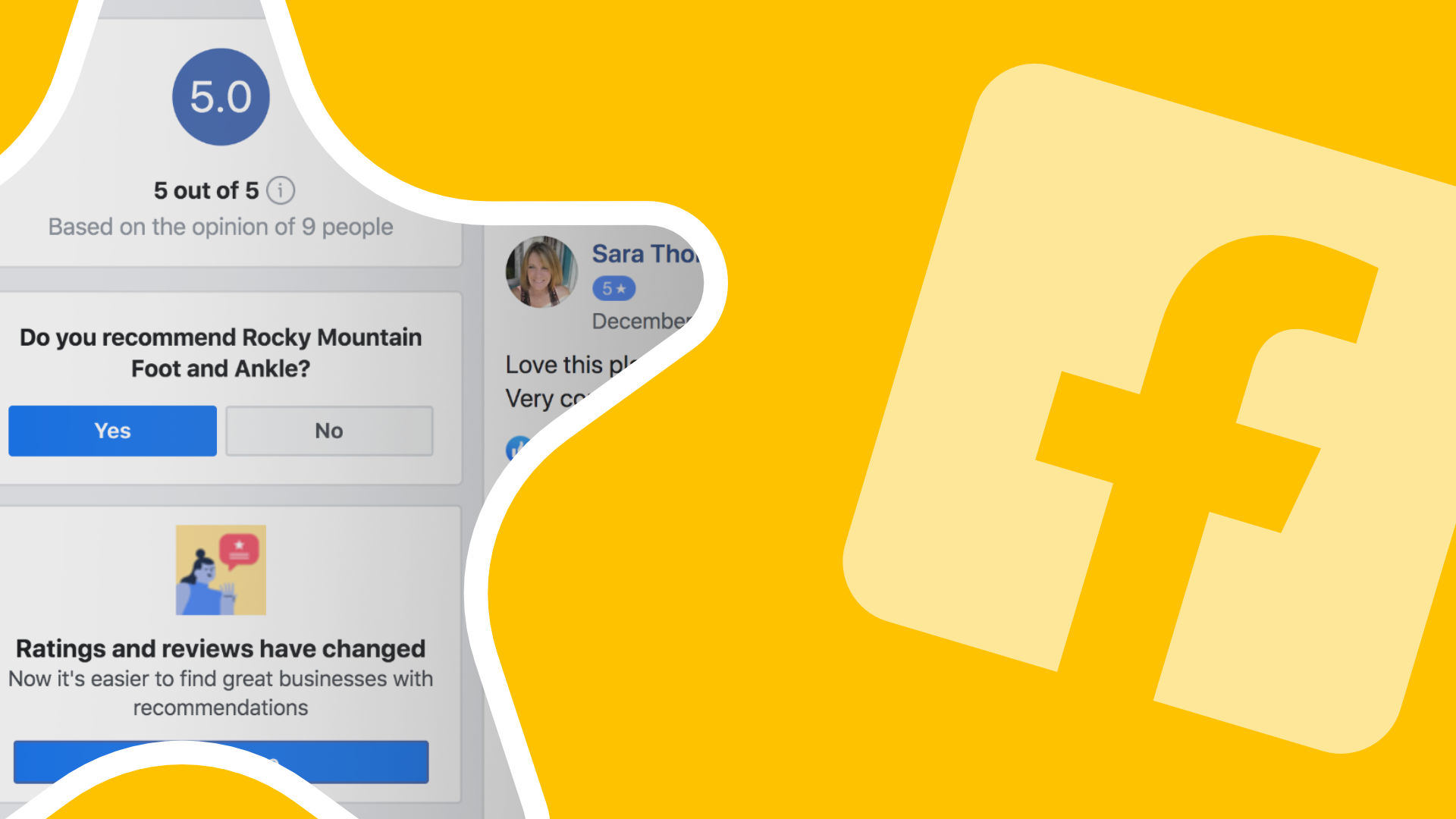 facebook reviews change to recommendations