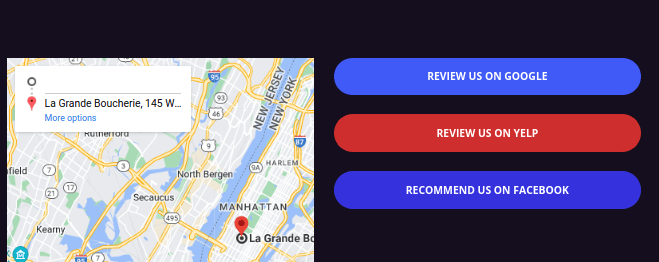 Google Review Link in Footer