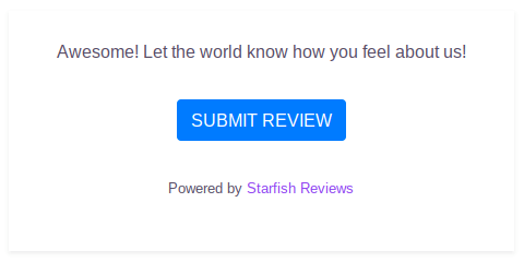 Starfish Reviews - Submit Google Review